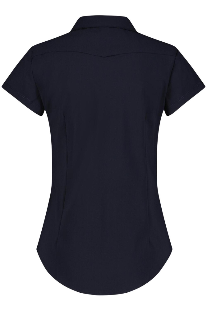 SUZY CAP BLOUSE L27 375 1066 BLUE